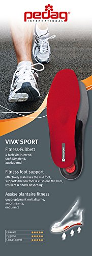 [Australia] - pedag Viva Sport Inserts, Reduces Shock to Increases Endurance and Lowers Fatigue, Good for Low and High Impact Sports, Vegan Friendly, Women, US 8 / EU 38 US W8/EU 38 