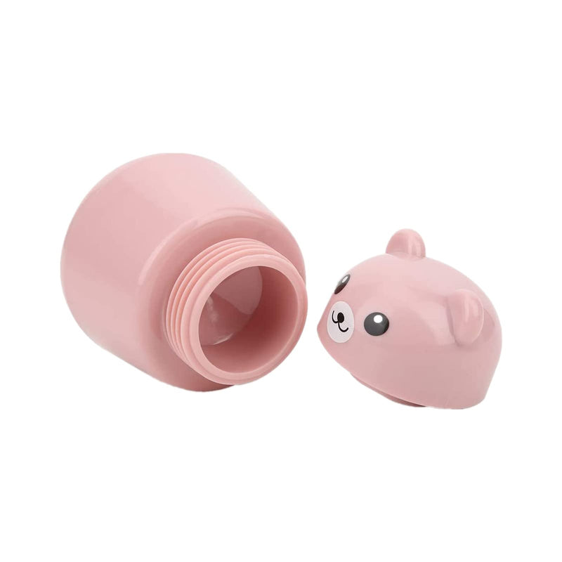 [Australia] - Pill Grinder, Cute Bear Portabl Pill Pulverizer Pill Crusher Medicine Tablet Grinder Container Storage Box (Pink) Pink 