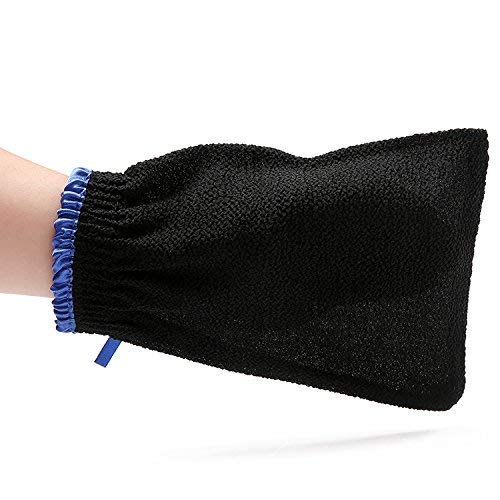 [Australia] - Premium Quality Exfoliating Gloves A Set Of 2 Body Scrub Gloves For Men And Women.Best Bath Shower Sauna Hammam Dead Skin Cells remover,Self Tan Removal Kessa Scrubber Mitt, Improves Blood Circulation 