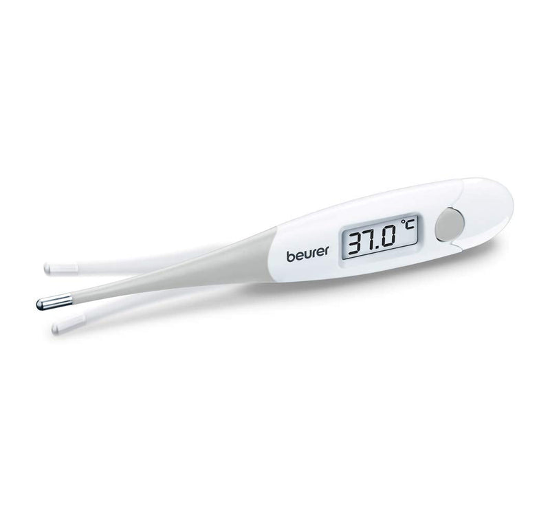 [Australia] - Beurer FT 13 Waterproof Flexible Digital Thermometer with Optical and Sound Fever Alert, Comfortable Fever Measurement for Babies, Children and Adults 