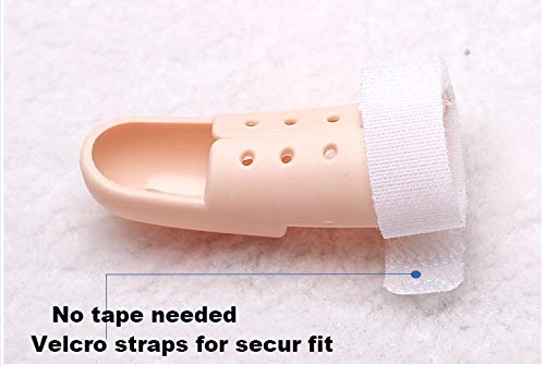 [Australia] - Plastic Finger Splints,3-Size Pack Mallet Finger Brace Mallet Dip Finger Support, Trigger Finger, Finger Support Brace, Finger Immobilizer 4# 