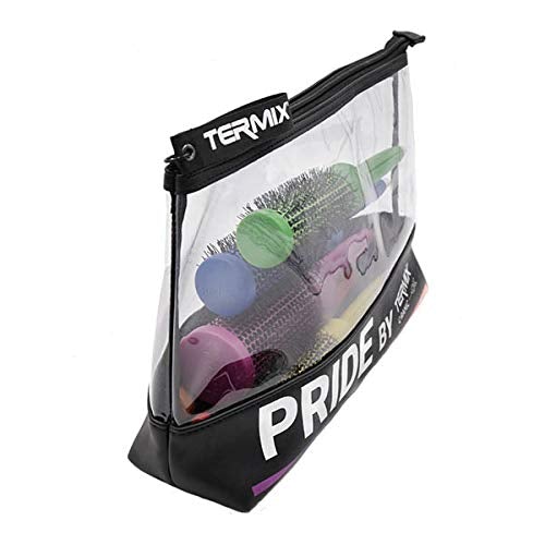 [Australia] - Termix C¬∑Ramic Pride Pack of 6 Round Ceramic Thermal Brushes with Ionised Bristles Leather Pride Toiletry Bag Included Inspired by the Diversity and Freedom of the LGTBI Flag 