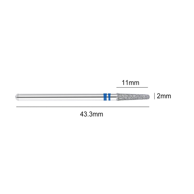 [Australia] - NMKL38 Nail Carbide Drill Bit Cuticle Bit Cleaner Tool for Electric Drill Machine Manicure Pedicure File 3/32'' Grinding Burr (3 x 10) 3 x 10 