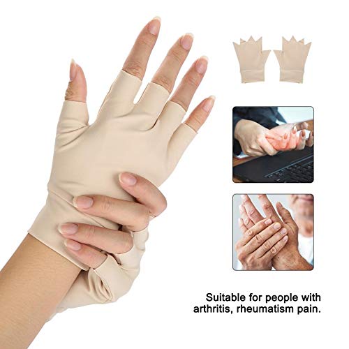 [Australia] - Pedimend Half-Finger Anti Arthritis Health Gloves | Provides Pain Relief in Hands Caused by Arthritis, Stiffness | Improves Blood Circulation | for Men & Women 