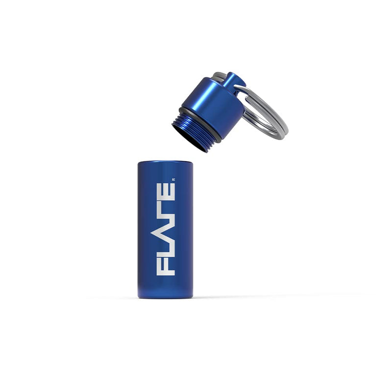 [Australia] - Flare Audio Capsule Blue - Tough Lightweight Aluminium, Water-Proof, Keychain 