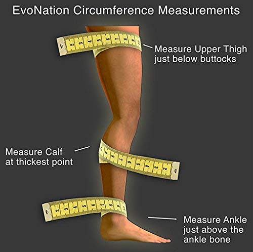 [Australia] - EvoNation Men’s Knee High 20-30 mmHg Graduated Compression Socks – Moderate Pressure Compression Garment Brown X-Large (1 Pair) 