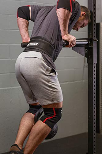 [Australia] - Elbow Sleeve (1) - By Rip Toned - Compression Support Brace for Weightlifting, Powerlifting, Xfit, Strength Training, Pain, Tendonitis, Arthritis. Men & Women (SEE SIZING GUIDE - XXL) Black 