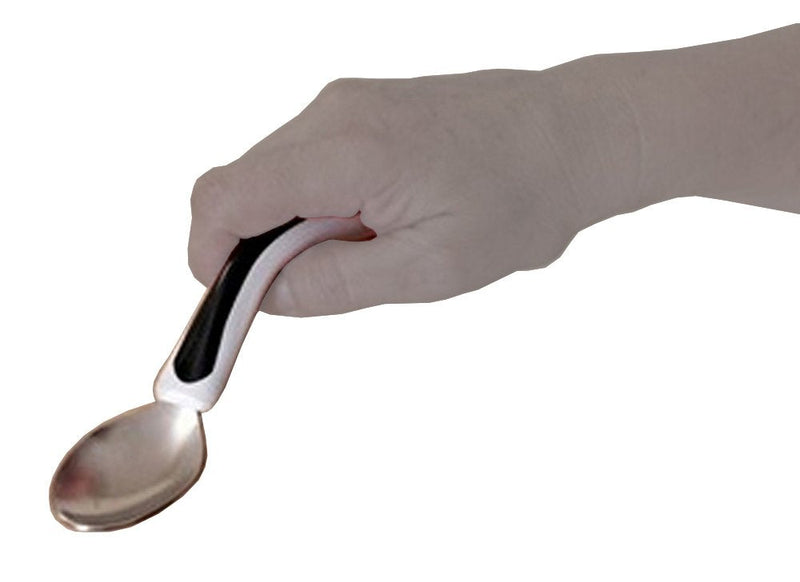 [Australia] - NRS Healthcare M80014 Kura Care Adult Fork & M80038 Kura Care Adult Spoon - Right Hand Angled + Adult Spoon 