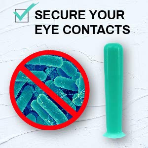 [Australia] - Soft Contact Lens Green Inserter Remover 3pc for Monthly and Daily Contact Lenses Suction Holder by Sports World Vision 