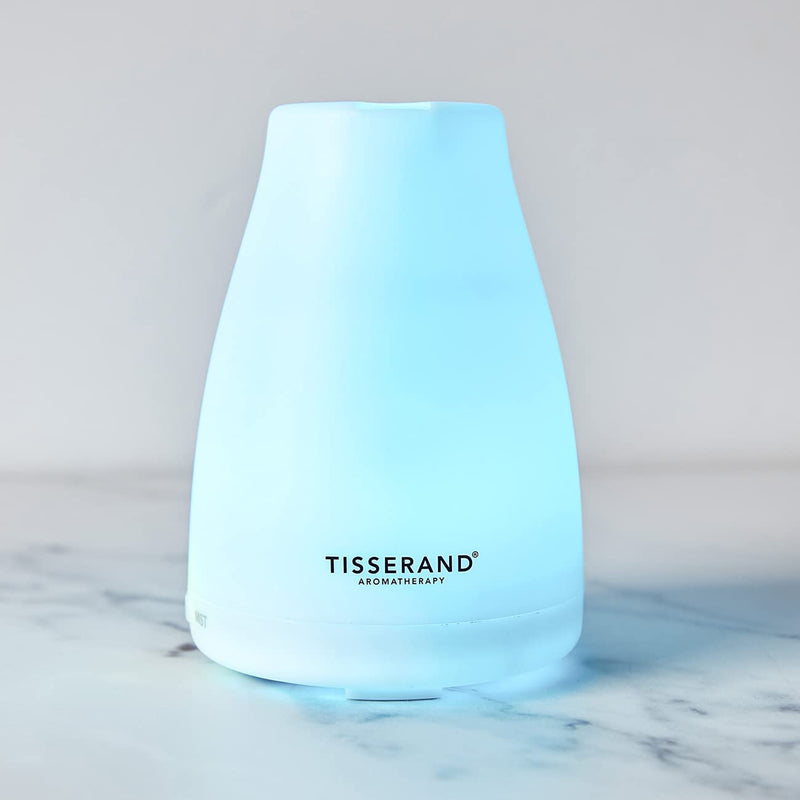 [Australia] - Tisserand Aromatherapy | Aroma Spa Diffuser | For Use With Essential Oils | Mood Lighting | 5 Hours Ultra-Quiet Continuous Mist | 100ml Capacity 
