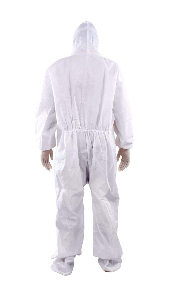 [Australia] - Tyvek Disposable Suit by Dupont with Elastic Wrists, Ankles and Hood (Medium) Medium 