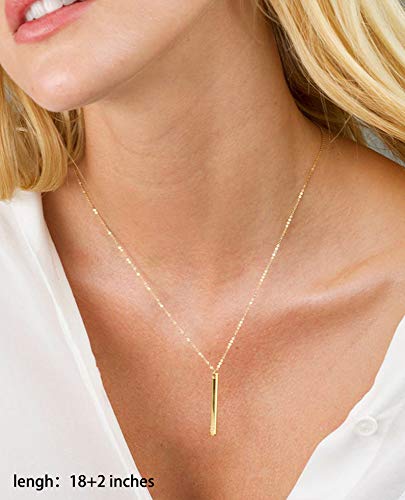 [Australia] - Turandoss Gold Layered Necklaces for Women - 14K Gold Plated Handmade Multilayer Bar Pearls Coin Disc Moon Butterfly Medallion Adjustable Dainty Layered Choker Necklaces for Women Jewelry 4 Layered Necklace - Star&Bar&Sun&Bar 