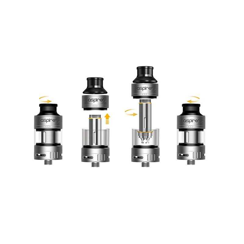 [Australia] - Aspire Cleito Mesh Coil 0.15ohm Replacement Atomizer Pack of 5, 2pcs Vapeband(1x 18mm Diameter +1x 22mm Diameter) Suitable for Most Types of Tanks 