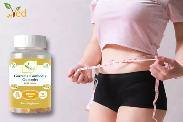 [Australia] - Ved Garcinia Cambogia Gummies | Premium Quality Supplement For Maximum Results & Aid for Slimming| Suitable for Men and Women- 60 Chews 30 Days� Supply. 