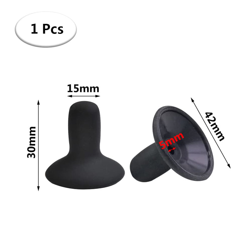 [Australia] - Electric Wheelchair Rubber Shark Drive Joystick Mobility Knob Wheelchair Joystick Button for Electric Wheelchair, Black 