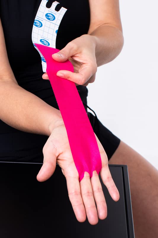 [Australia] - CureTape 3 Rolls (2”x8ft) Waterproof Kinesiology Tape | The Best Adhesion | Medical Kinesiology Tape for Extreme Sport Conditions | Increase Mobility & Performance | Reduce Joint Pain & Recover Faster Blue/Pink/Beige 