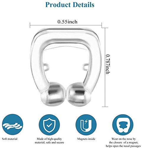 [Australia] - Nose Clip Anti-Snore Devices | Snore Stopper Stop Snoring Aid | Anti-Snoring Solutions | OSA Sleep Apnoea Relief | Chinese-Magnetic-Therapy 