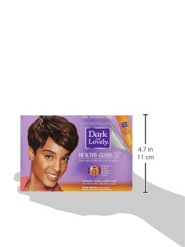 [Australia] - SoftSheen-Carson Dark and Lovely Healthy-Gloss 5 Shea Moisture No-Lye Relaxer, for Color Treated Hair 1 Count Relaxer - Color Treated 