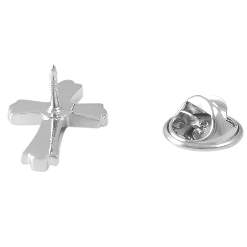 [Australia] - Vcufflinks Crucifix Cross Lapel Pin Brooch 