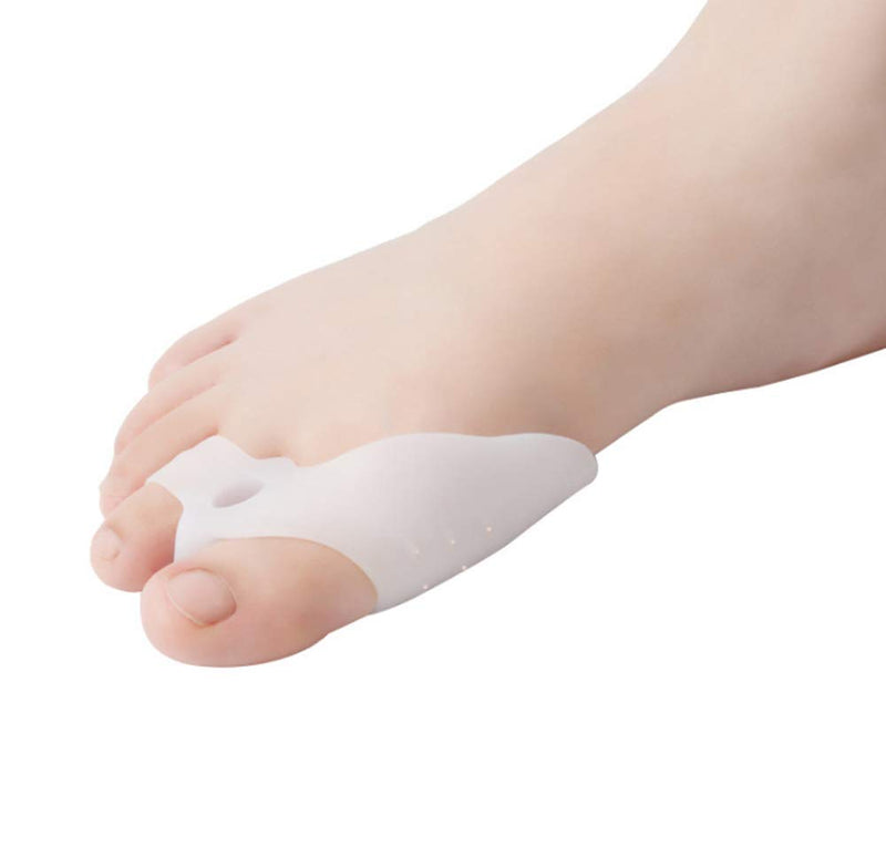 [Australia] - Gel Big Toe Bunion Guards and Protector, Gel Toe Separators,Bunion Pads, Bunion Corrector for Pain Relief from Crooked Toes, Pressure, and Hallux Bunions （4 Pairs） 