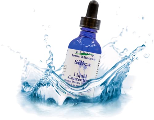 [Australia] - Eidon Liquid Silica Mineral Concentrate - Silica Supplement for Hair & Collagen Production, Vegan, Gluten-Free, Natural, Bioavailable, Ionic, No Artificial Colors or Preservatives - Silica Drops, 2 Ounce Bottle 