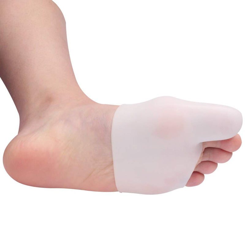 [Australia] - Gel Bunion Protector Sleeves - Metatarsal Pads for Men and Women – Pain Relief Toe Socks (1 Pair) 1 Pair (Pack of 1) 