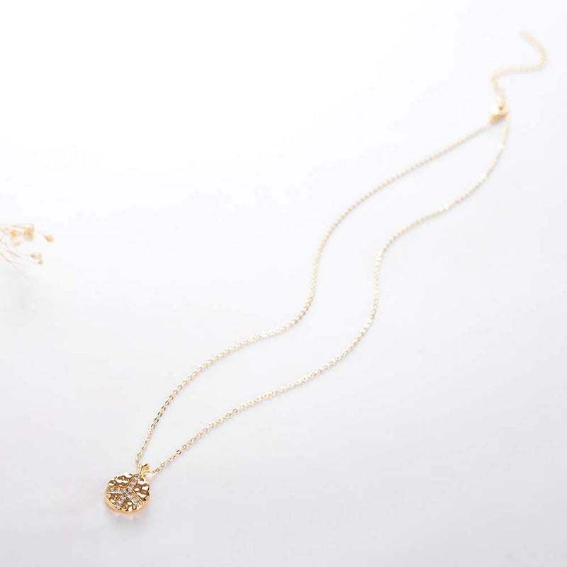 [Australia] - Dainty Necklaces for Women Teen Girls - Tiny Gold Plated Pendant Necklace for Girls Butterfly Necklace Cross Wisdom Owl Seashell Airplane Tree of Life Necklaces for Women Bridesmaid Gifts Peace Sign - Gold 