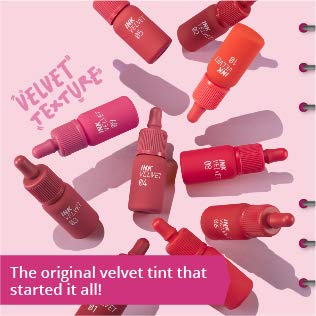 [Australia] - Peripera Ink the Velvet Lip Tint | High Pigment Color, Longwear, Weightless, Not Animal Tested, Gluten-Free, Paraben-Free | Good Brick (#01), 0.14 fl oz 001 Good Brick 4.14 ml (Pack of 1) 