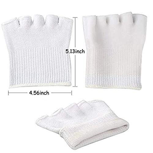 [Australia] - PEDIMEND Gel-Lined Moisturizing Compression Toe Separating Socks (1PAIR - 2PCS) | Toe Alignment Socks | Toes Spreaders, Spacer & Separator | For Men & Women | Foot Care 