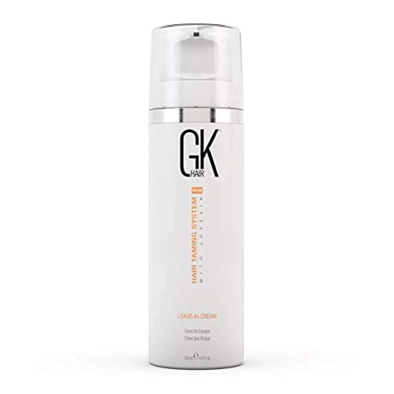 [Australia] - GK HAIR Global Keratin Leave In Conditioner Cream (130ml/4.4 Fl Oz) Conditioning Detangler Hydrating Smoothing Moisturizing & Frizz Control For Dry Damaged Hair Pre Swim Protection - All Hair Types 130ml 