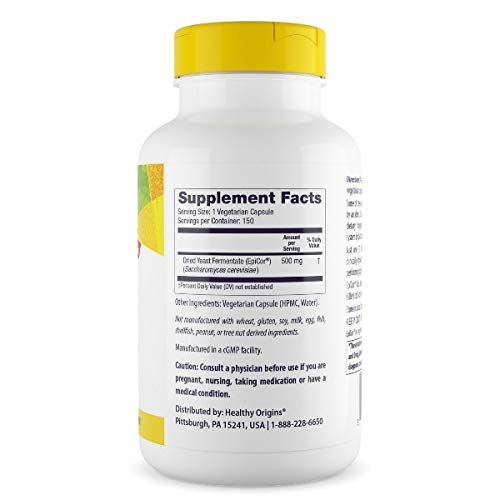 [Australia] - Healthy Origins EpiCor (Clinically Proven Immune Support) 500 mg, 150 Veggie Capsules 150 Count (Pack of 1) 