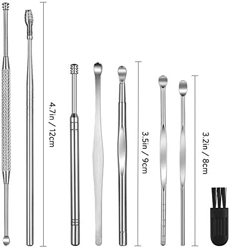 [Australia] - lofuanna Earwax Removal Kit, Ear Cleansing Tool Set, Ear Curette Ear Wax Remover Tool (Normal) Normal 