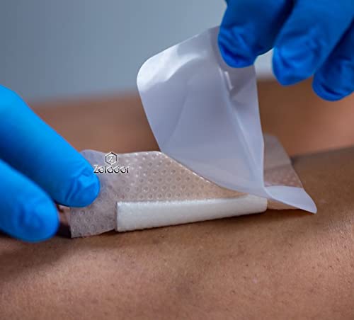 [Australia] - Silicone Lite Foam Dressing (Moderex Border Sensitive Plus) with Border for Light to Moderate exuding Wounds for Sensitive Skin (10x10cm x 10) 10x10cm x 10 