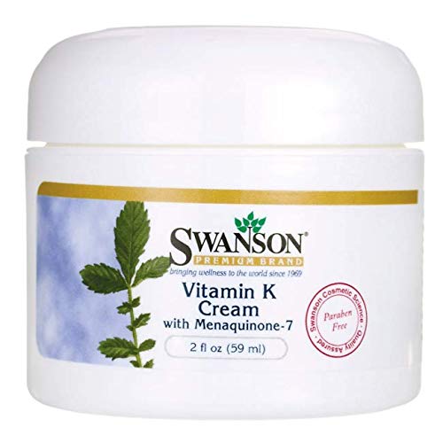 [Australia] - Swanson Vitamin K Cream with Menaquinone-7 2 fl Ounce (59 ml) Cream 1 
