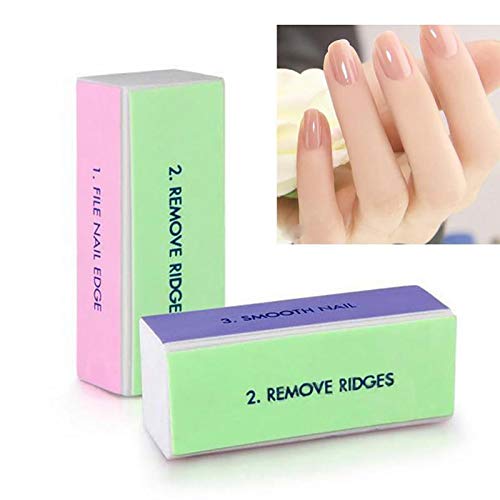 [Australia] - YIMART 5Pcs/set Nail Art Buffer Block Nail File For Nail Polish UV Gel Manicure Pedicure Buffing Sanding Polish (Flower) Flower 