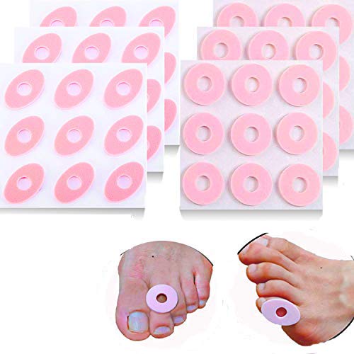 [Australia] - Mcvcoyh Foam Callus Cushions, Callus Cushions 54 Variecty Toe Pads Comfortable for Toe Callus and Foot Sore, Rubbing on Shoes Pink1# 