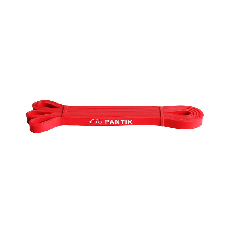 [Australia] - PANTIK Resistance Bands Set for Women and Men Pull up Bands Exercise Loop Band for Body Stretching Powerlifting Yoga Pilates Resistance Training red 