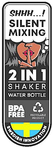 [Australia] - Smartshake Protein Shake Bottles – Reforce Stainless Steel 900ml Shaker Cups for Protein Shakes Workout Bottle Smart Metal Shakers Mixer Cup, Grey Gray 