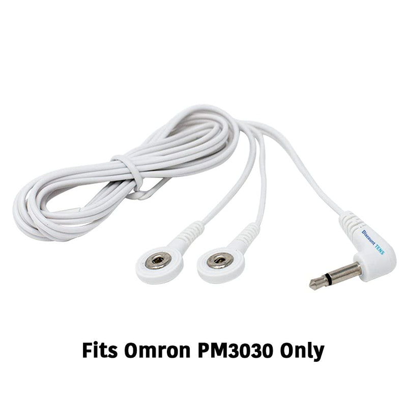 [Australia] - Discount TENS, Omron Compatible Lead Wires. Replacement Lead Wires for Omron Electrotherapy Devices. (PM3030, 2 Snap) PM3030 