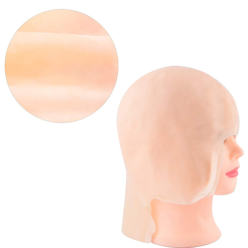 [Australia] - WXJ13 2 PCS Makeup Latex Bald Caps and 2 PCS Nylon Wig Caps for Costume Party Adult Costume Accessory 