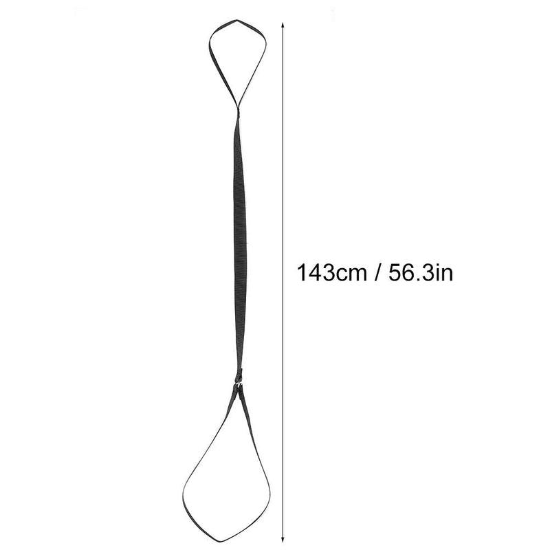 [Australia] - Nylon Leg Lifter Strap with Foot Strip, Foot Loop & Hand Grip for Adult, Long Band Mobility Aids for Disability Elderly, Hip Replacement & Wheelchair 