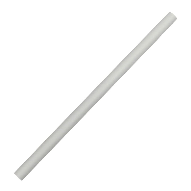 [Australia] - White Paper Straws (10mm x 200mm) - Pack Size 200 - Made in Britain - Biodegradable/Eco-Friendly/Highly Durable/Food Safe/Ideal for Milkshakes & Smoothies 