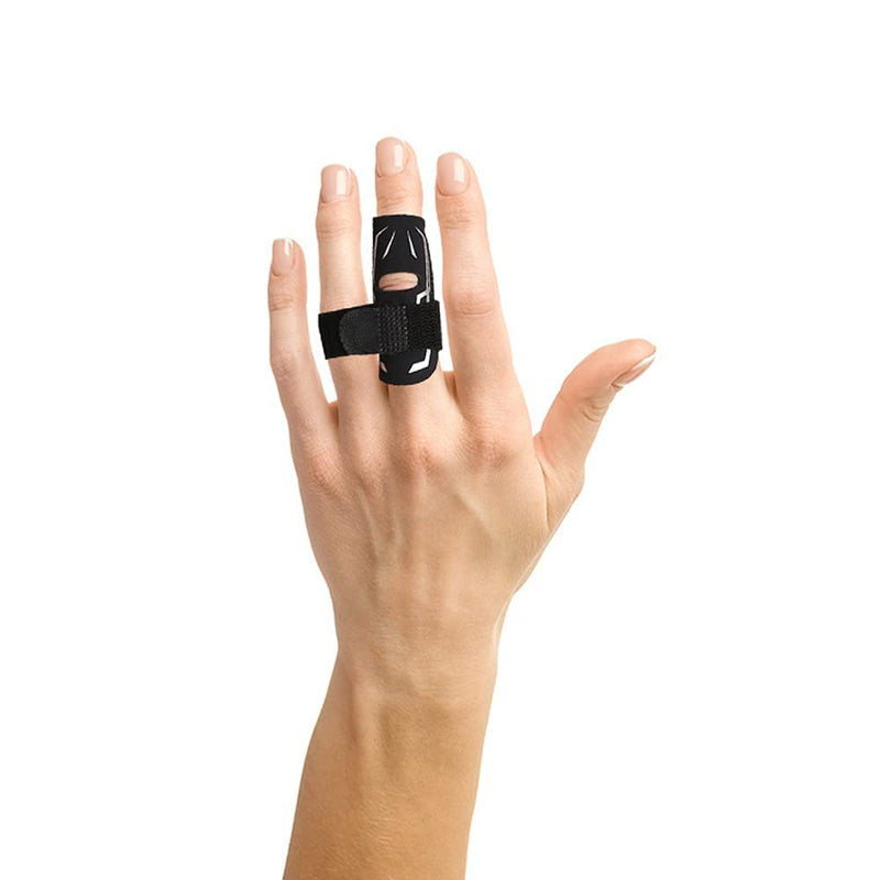 [Australia] - Mezeic Finger Splint Finger Support Adjustable Elastic Compression Finger Sleeves Finger Brace Relieve Joint Pain Finger Guard Sport Finger Protector for Basketball Volleyball Tennis Baseball Large 