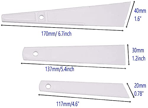 [Australia] - Chiloskit 3 Pcs Plastic Glue Smear Sticks Applicator Glue Spreaders Handmade DIY Leather Craft Tool 