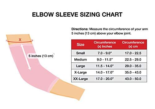 [Australia] - Doctor Developed Ladies Pink Elbow Compression Sleeve for Women and Doctor Written Handbook- relief from Tennis/Golfers Elbow & Other Elbow Conditions - Excellent Customer Support (Large) Large 