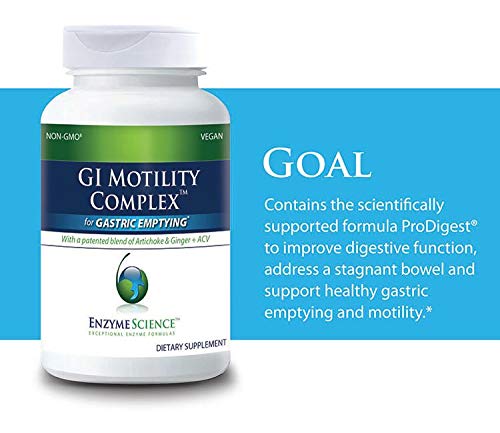 [Australia] - ENZYME SCIENCE™ GI Motility Complex™, 60 Capsules – All Natural Digestive Enzyme Support – Gut Health Supplment– Supports Gastrointestinal Motility and Transport – Aids Small Bowel and Stomach 
