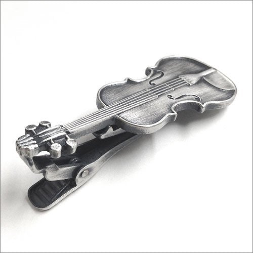 [Australia] - ISHOKUYA Violin Unique Tie Clasps & Tacks Tie Clip Bar Tie Pin Made in Japan 