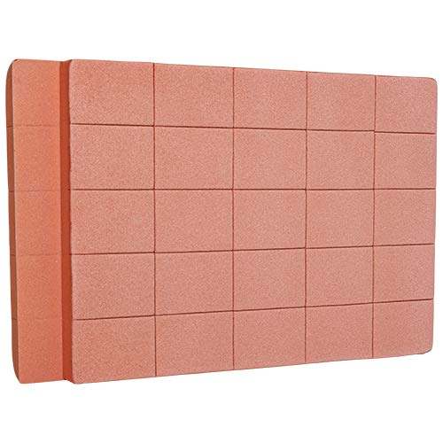 [Australia] - Americanails Mini Orange Buffers - (180/240 Grit) - Professional Salon Quality White Buffing Blocks for Nails - Buff Nails Prior to Application of Polish, Gel Polish, Gel, Acrylic, Double-Sided, 50 Ct Orange (180/240 Grit) 