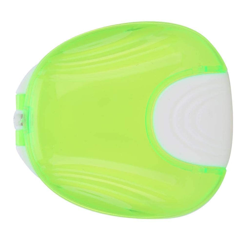 [Australia] - Retainer Case, Portable Large Retainer Cases for Orthodontic Retainer, Invisalign, Mouth Guard and Denture Storage, Tight Snap Lock, Light and Easy (green) green 