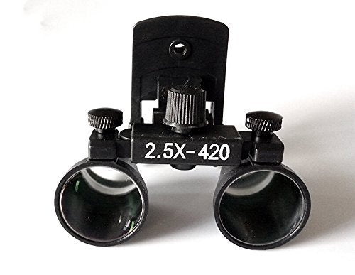 [Australia] - Doc.Royal Binocular Clip Loupes Lab Head Magnifier w/Clip-on 2.5X420mm DY-109 